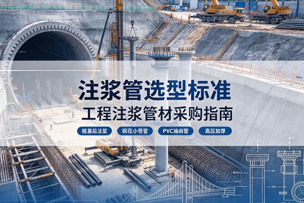 当阳注浆管选型标准
