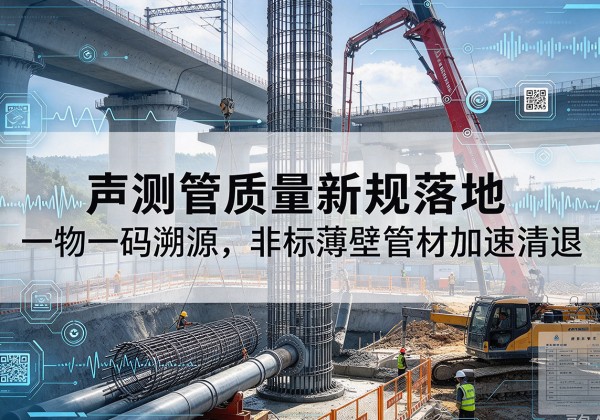 当阳声测管质量新规落地，一物一码溯源，非标薄壁管材加速清退